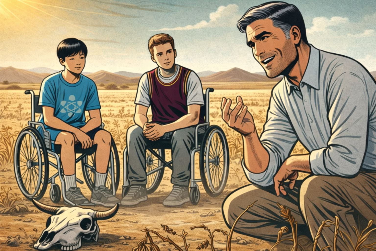 A scene from an EmpowerEd Novels story